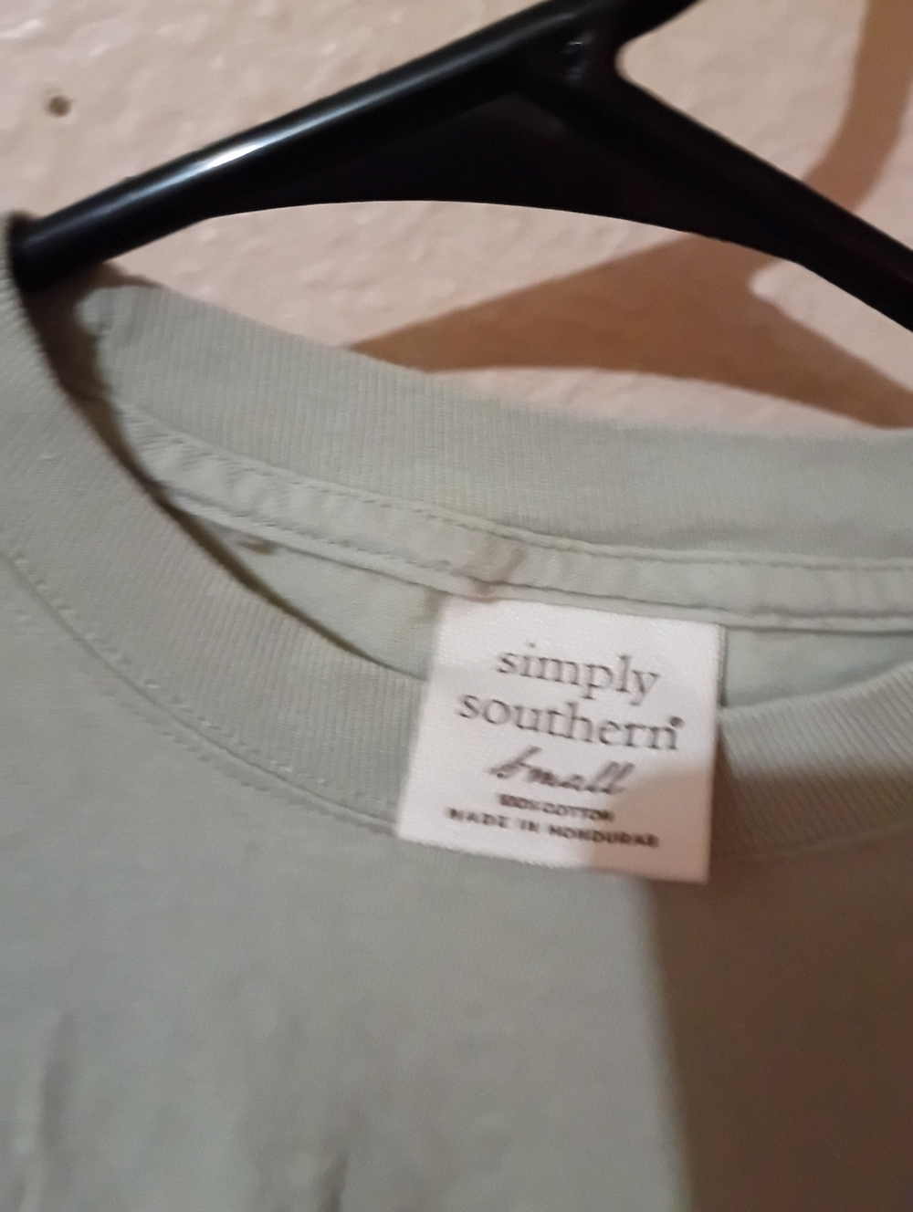 Simply Southern Size Small Sage Long-Sleeve Graphic Tee - Picture 3 of 3